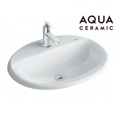 Chậu Rửa Lavabo Inax AL-2395V Dương Vành Aqua Ceramic