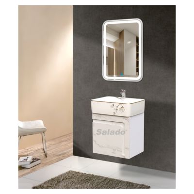 Bộ gương led khung inox kèm tủ lavabo SALADO LT-451