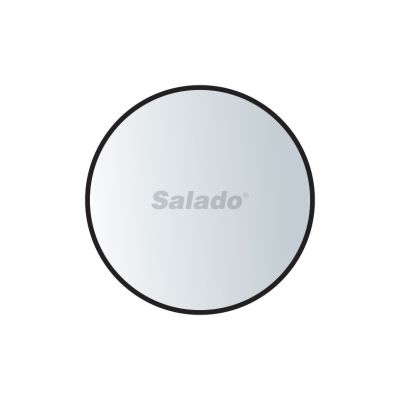 Gương tròn viền inox xi đen SALADO T-08