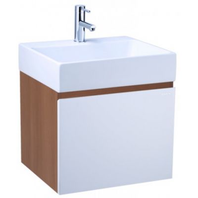 Bộ Tủ Lavabo Caesar Treo Tường LF5253/EH05253AW Vân Gỗ